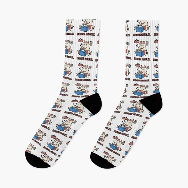 Item preview, Serious Noodles – Funny Cat Ramen Chef Cute Japanese Food designed and sold by Mousy17.