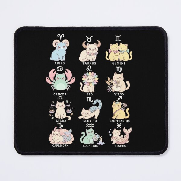 Item preview, Astrology Zodiac Signs Cat Theme Best Selling Merch | Kawaii | Cute | Pisces | Capricorn | Sagittarius | Libra | Scorpio | Taurus | Aquarius designed and sold by TeenLake.