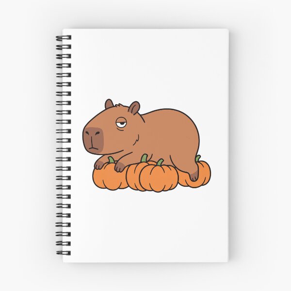 Item preview, Halloween Capybara on Pumpkins. Cute Funny Capybara Halloween Design designed and sold by Sir Capy B.
