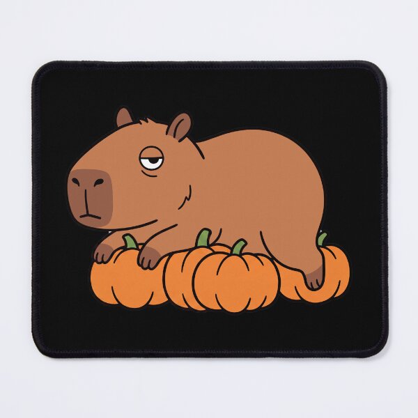Item preview, Halloween Capybara on Pumpkins. Cute Funny Capybara Halloween Design designed and sold by Sir Capy B.