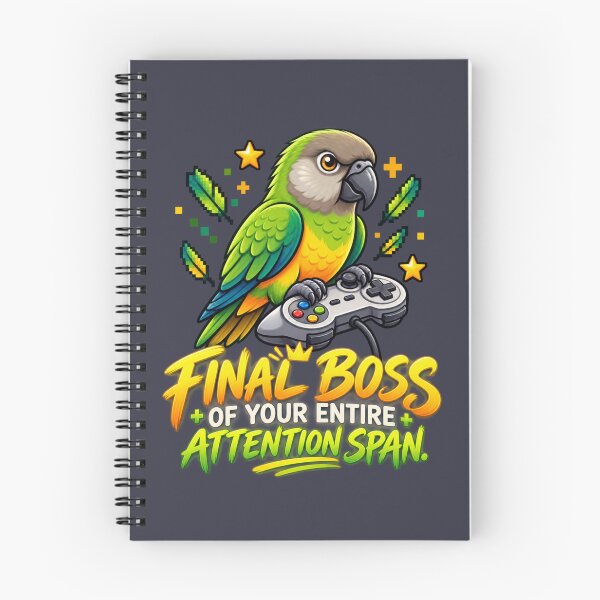Item preview, Final Boss of Your Attention Span Senegal Parrot designed and sold by PunchDrop.