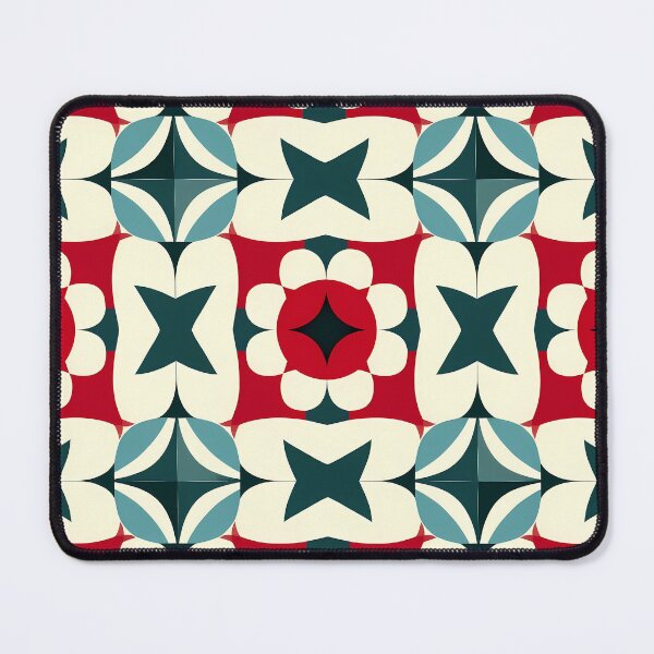 Item preview, Retro Mid-Century Modern Geometric Starburst - Mosaic Tile Pattern designed and sold by UniqueDesign751.
