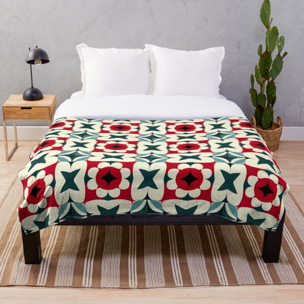 Item preview, Retro Mid-Century Modern Geometric Starburst - Mosaic Tile Pattern designed and sold by UniqueDesign751.