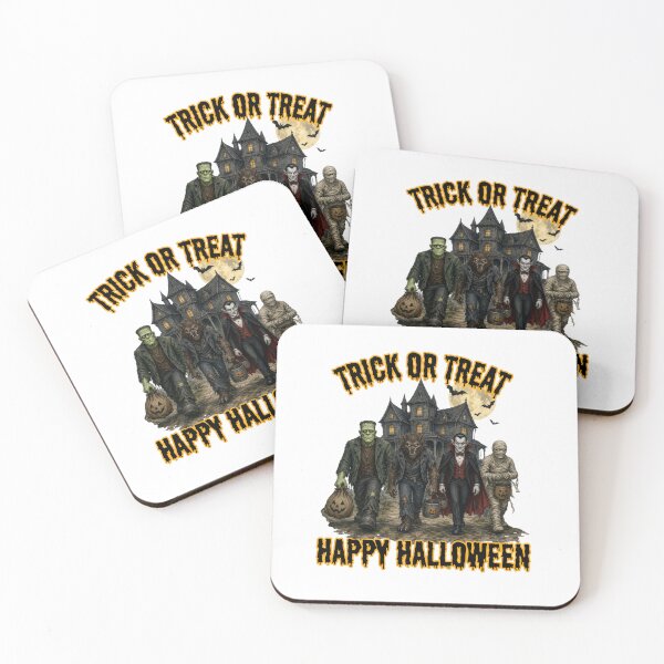 Item preview, Vintage Monster Trick or Treat Halloween Crew designed and sold by Classic Chaos Creations.