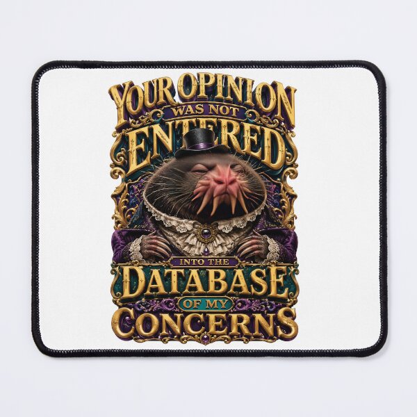 Item preview, Your Opinion Was Not Entered Into The Database Of My Concerns Mole designed and sold by Sovereign Supply Co..