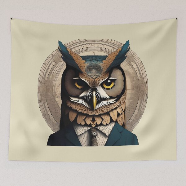 Item preview, Surreal Owl #2 designed and sold by TheaterOfHexe.