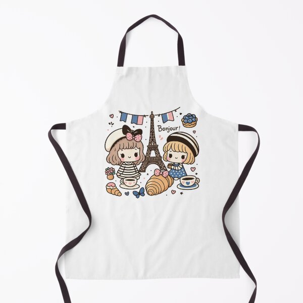 Item preview, Bonjour — Cute Paris Kawaii Scene designed and sold by Sommium .