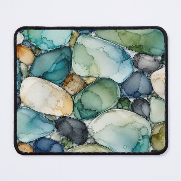 Item preview, Irish Sea Glass – Wild Atlantic Coast Ink Abstract designed and sold by newnomads-art.