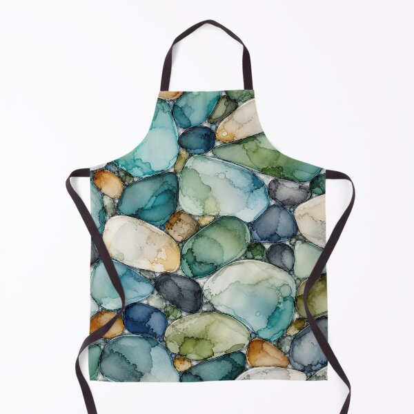 Item preview, Irish Sea Glass – Wild Atlantic Coast Ink Abstract designed and sold by newnomads-art.