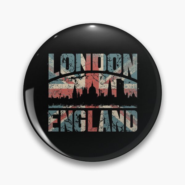 Item preview,  London England Skyline Union Jack Flag Vintage Distressed designed and sold by HYPNK.