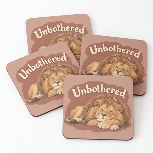 Item preview, Unbothered Lion and Oxpecker designed and sold by ChirpInc.