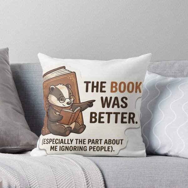 Item preview, The Book Was Better Introvert Reader designed and sold by PDdesignhub.