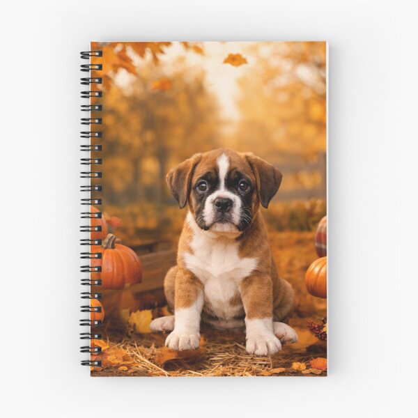 Item preview, fall boxer puppy  designed and sold by csa digital products.