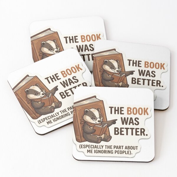 Item preview, The Book Was Better Introvert Reader designed and sold by PDdesignhub.