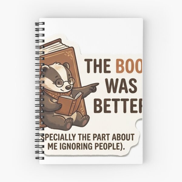 Item preview, The Book Was Better Introvert Reader designed and sold by PDdesignhub.