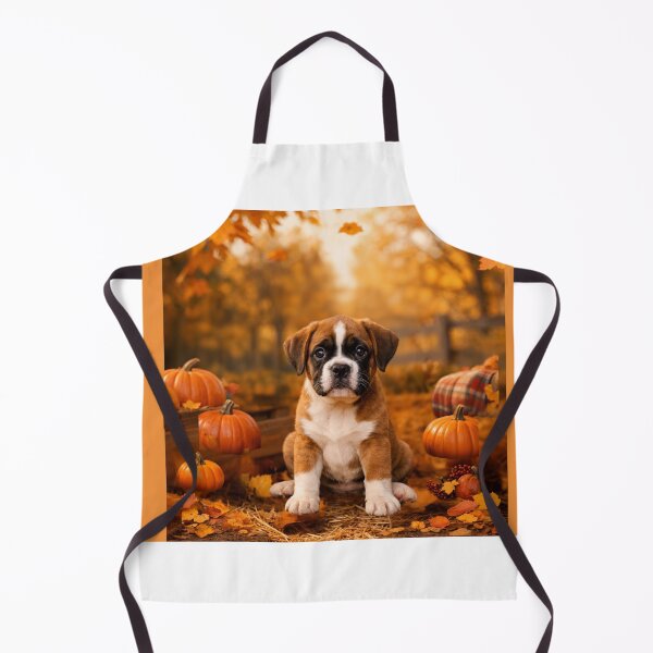 Item preview, fall boxer puppy designed and sold by csa digital products.