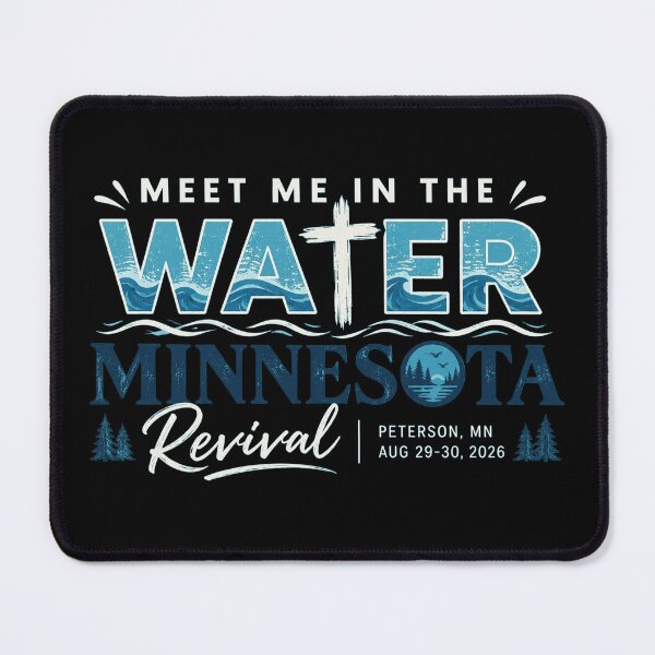 Item preview, Meet Me in the Water Minnesota, Christian Revival Event, Faith Gathering, Worship and Spiritual Revival, Minnesota Christian Community Gift designed and sold by Cchotlan.