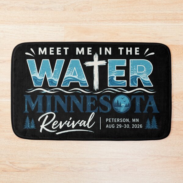 Item preview, Meet Me in the Water Minnesota, Christian Revival Event, Faith Gathering, Worship and Spiritual Revival, Minnesota Christian Community Gift designed and sold by Cchotlan.