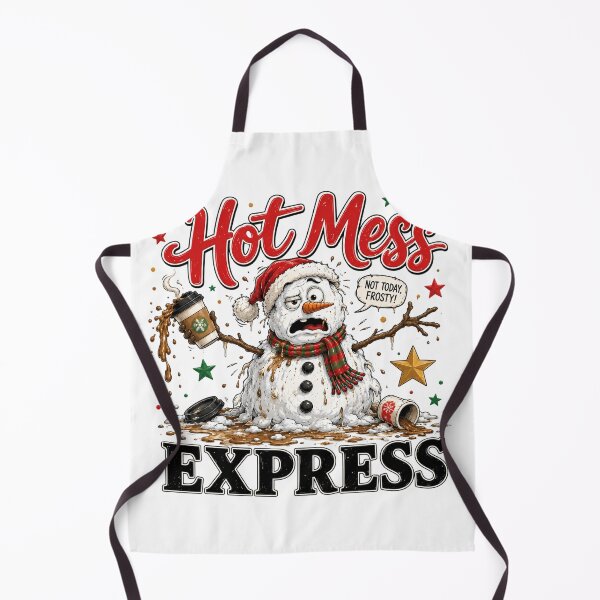 Item preview, Funny Hot Mess Express Snowman Christmas Coffee designed and sold by DYAFLK.