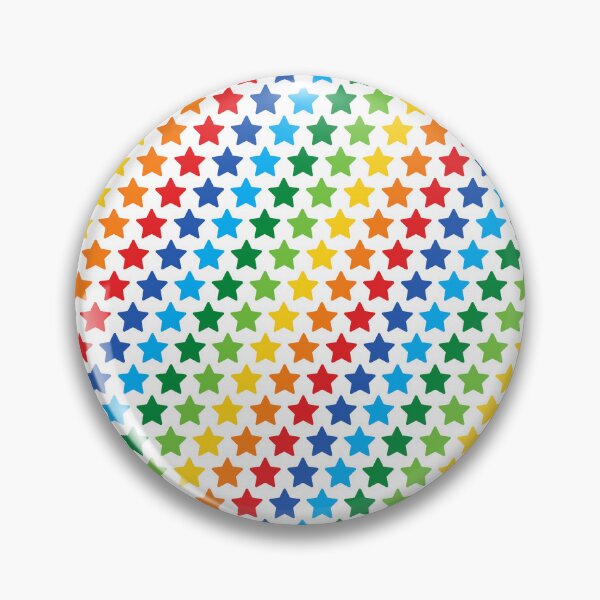 Item preview, Rainbow Stars Pattern, Yellow Red Blue and Green Stars Design, Unicorn Stars designed and sold by bestggraphico.