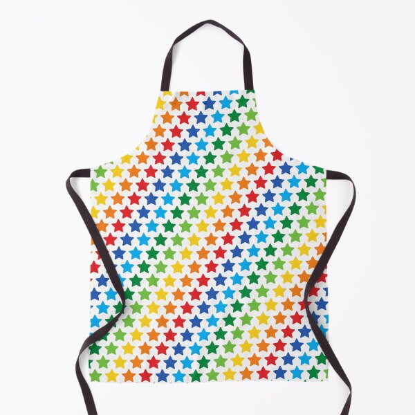 Item preview, Rainbow Stars Pattern, Yellow Red Blue and Green Stars Design, Unicorn Stars designed and sold by bestggraphico.