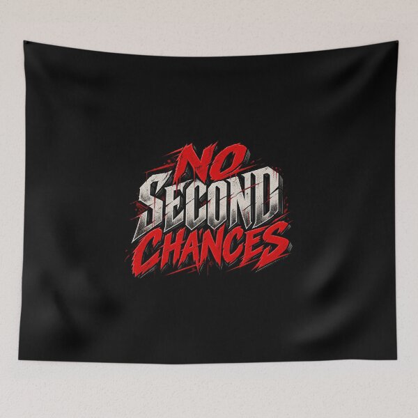 Item preview, No Second Chances – Punisher Quote designed and sold by Pandaburba.