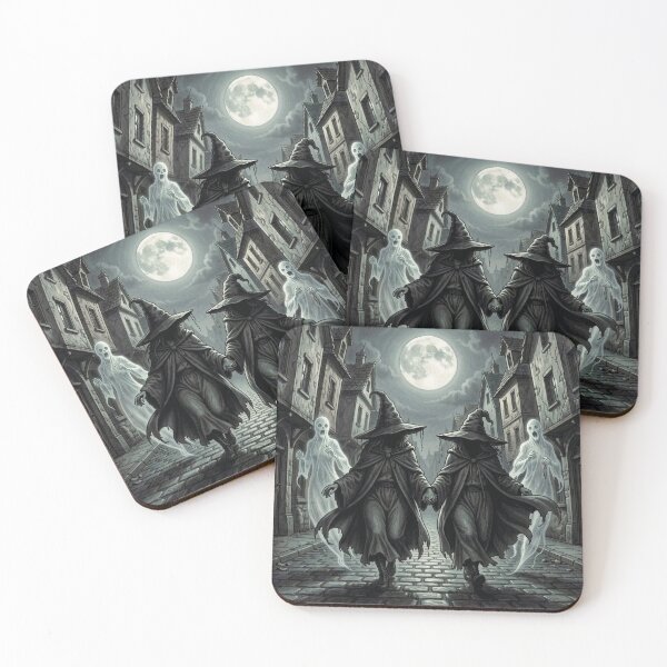 Item preview, Witches and ghosts in the forest. designed and sold by MagelliShop.