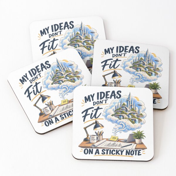 Item preview, My Ideas Don’t Fit on a Sticky Note | Still Becoming designed and sold by Dr.Carrie'sStore.