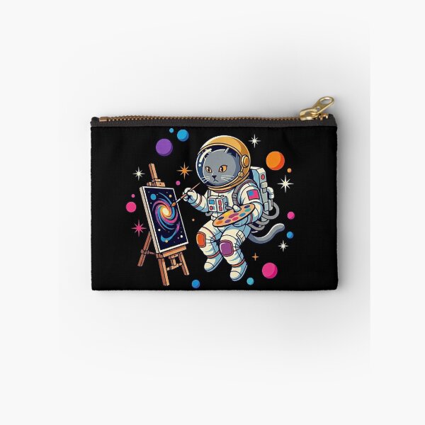 Item preview, Astronaut Cat Painting Galaxy – Whimsical Cosmic Illustration designed and sold by Dogandesighn.