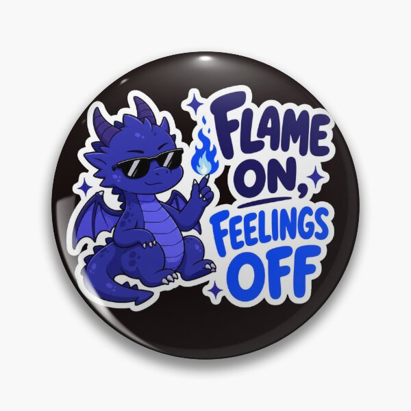 Item preview, Flame on Feeling off  designed and sold by AnxietyHaven.