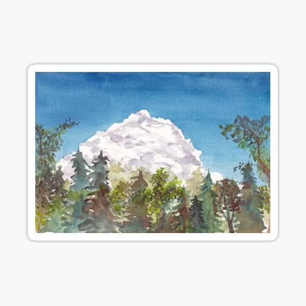 Cloud Mountain Sticker
