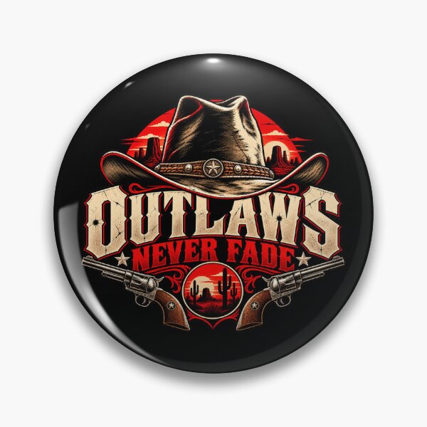 Item preview, Outlaws Never Fade – Western Gunslinger designed and sold by Pandaburba.