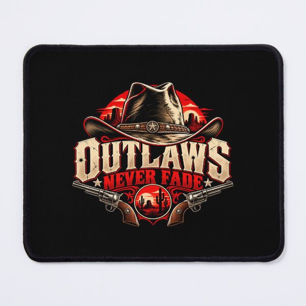 Item preview, Outlaws Never Fade – Western Gunslinger designed and sold by Pandaburba.
