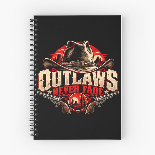 Item preview, Outlaws Never Fade – Western Gunslinger designed and sold by Pandaburba.