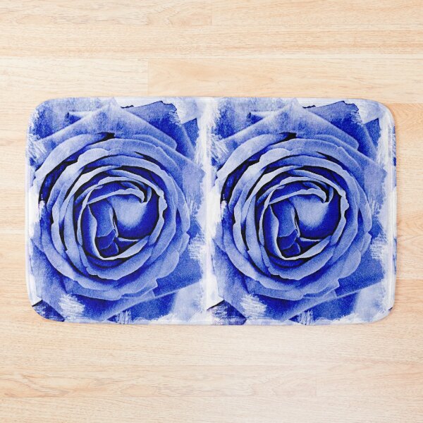 Item preview, The blue and blue rose  designed and sold by wallartofmio.