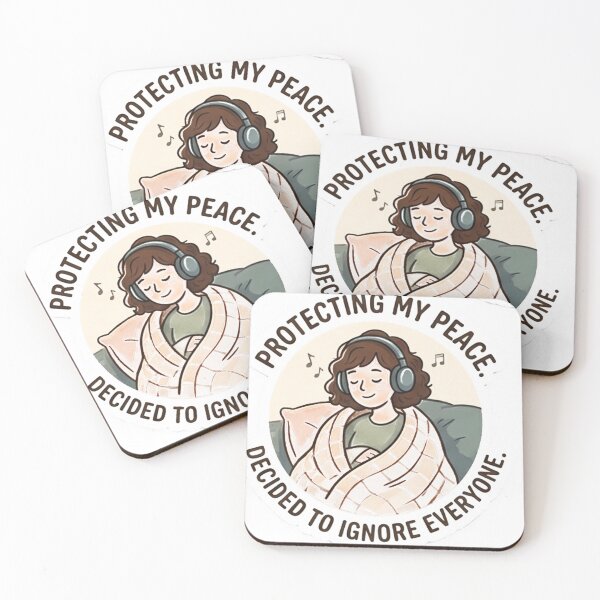 Item preview, Girl in Blanket "Protecting My Peace" designed and sold by PDdesignhub.