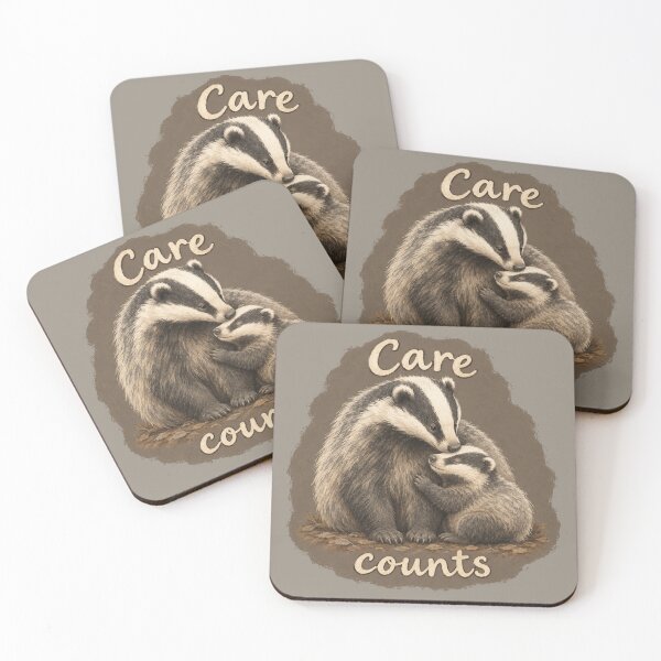 Item preview, Care Counts Badger Family designed and sold by ChirpInc.