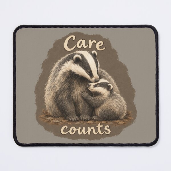 Item preview, Care Counts Badger Family designed and sold by ChirpInc.