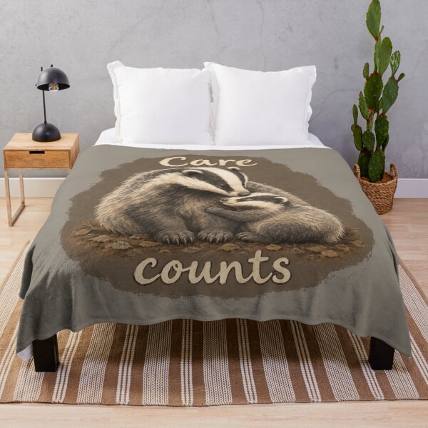 Item preview, Care Counts Badger Family designed and sold by ChirpInc.