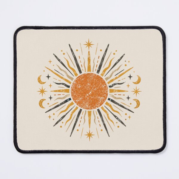 Item preview, Boho Sun, Retro Celestial Sky, Vintage Hippie Festival Aesthetic, Groovy Minimalist Summer Nature Lover, Celestial Bohemian Gift designed and sold by Cchotlan.