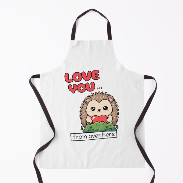 Item preview, Cute Hedgehog Love From Over Here designed and sold by Cute Stickers Machine.