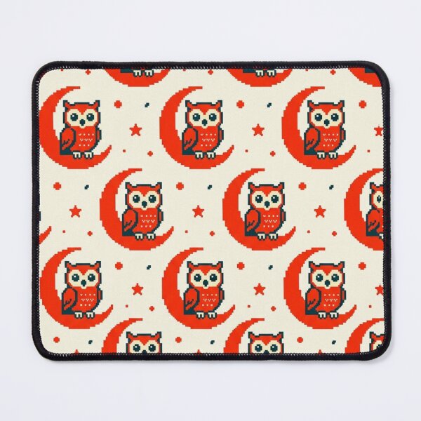Item preview, Owl Moonlight Pattern designed and sold by StickVerse by Owais.