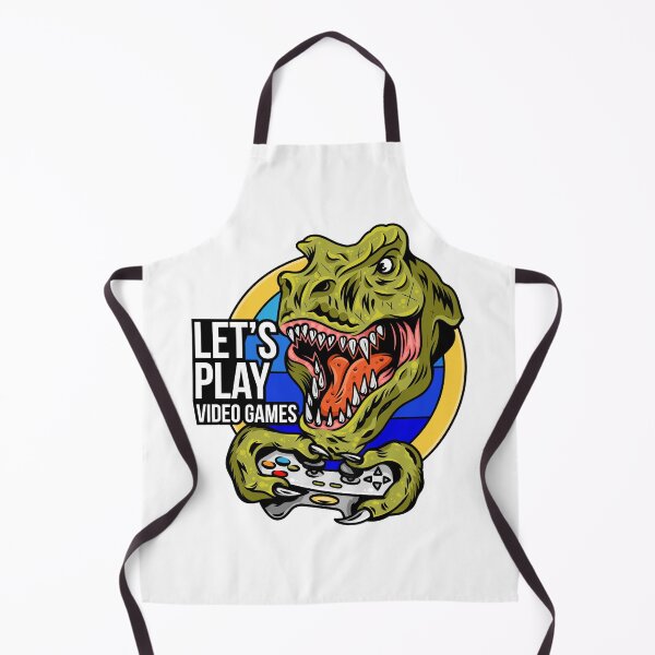 Item preview, Lets Play Video Games Dinosaur T-Rex Gamer designed and sold by heedooppod.