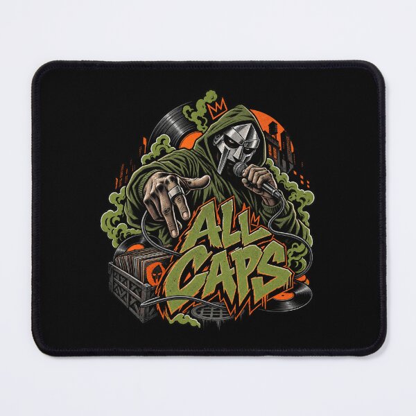 Item preview, MF DOOM – ALL CAPS Underground Hip Hop designed and sold by Pandaburba.