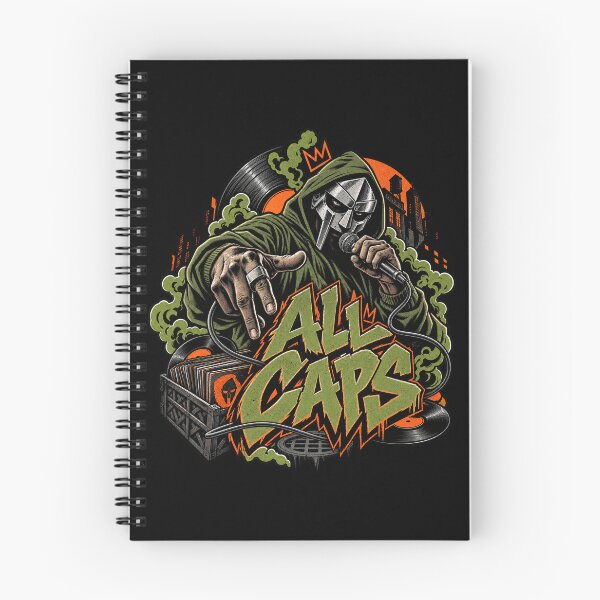 Item preview, MF DOOM – ALL CAPS Underground Hip Hop designed and sold by Pandaburba.