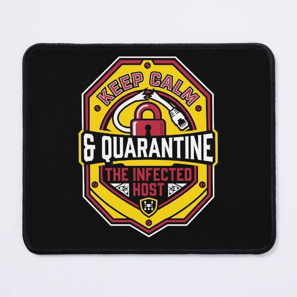 Item preview, Keep Calm Quarantine Host Funny Cybersecurity Gift designed and sold by Ixnor.