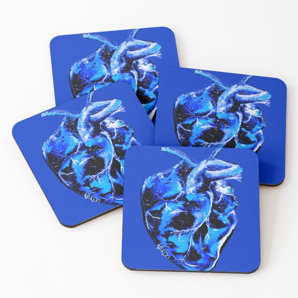 Item preview, Blue Skull Heart designed and sold by Benszi.
