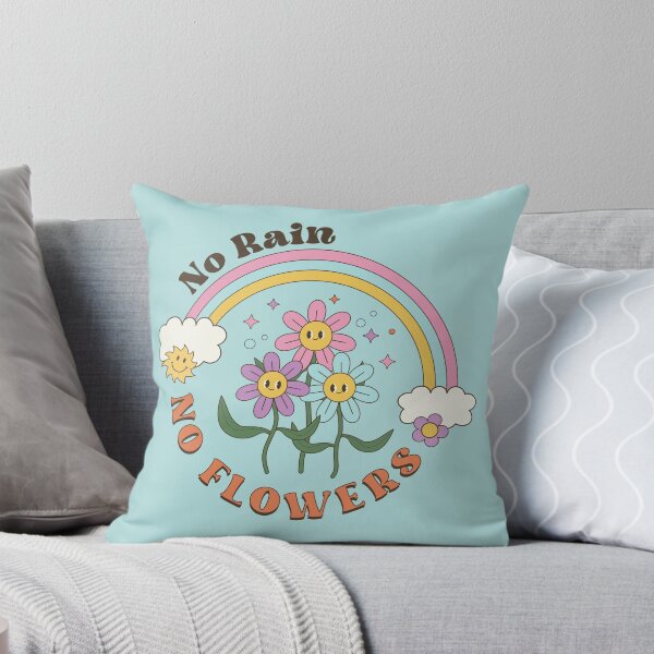 Item preview, No Rain No Flowers Encouraging Illustration Design    designed and sold by Kamzzi.
