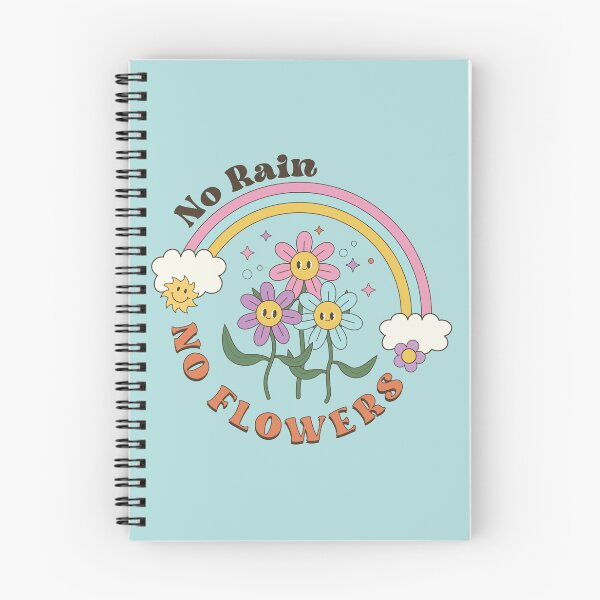 Item preview, No Rain No Flowers Encouraging Illustration Design    designed and sold by Kamzzi.