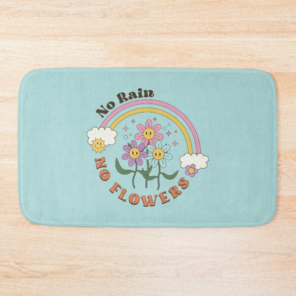 Item preview, No Rain No Flowers Encouraging Illustration Design    designed and sold by Kamzzi.